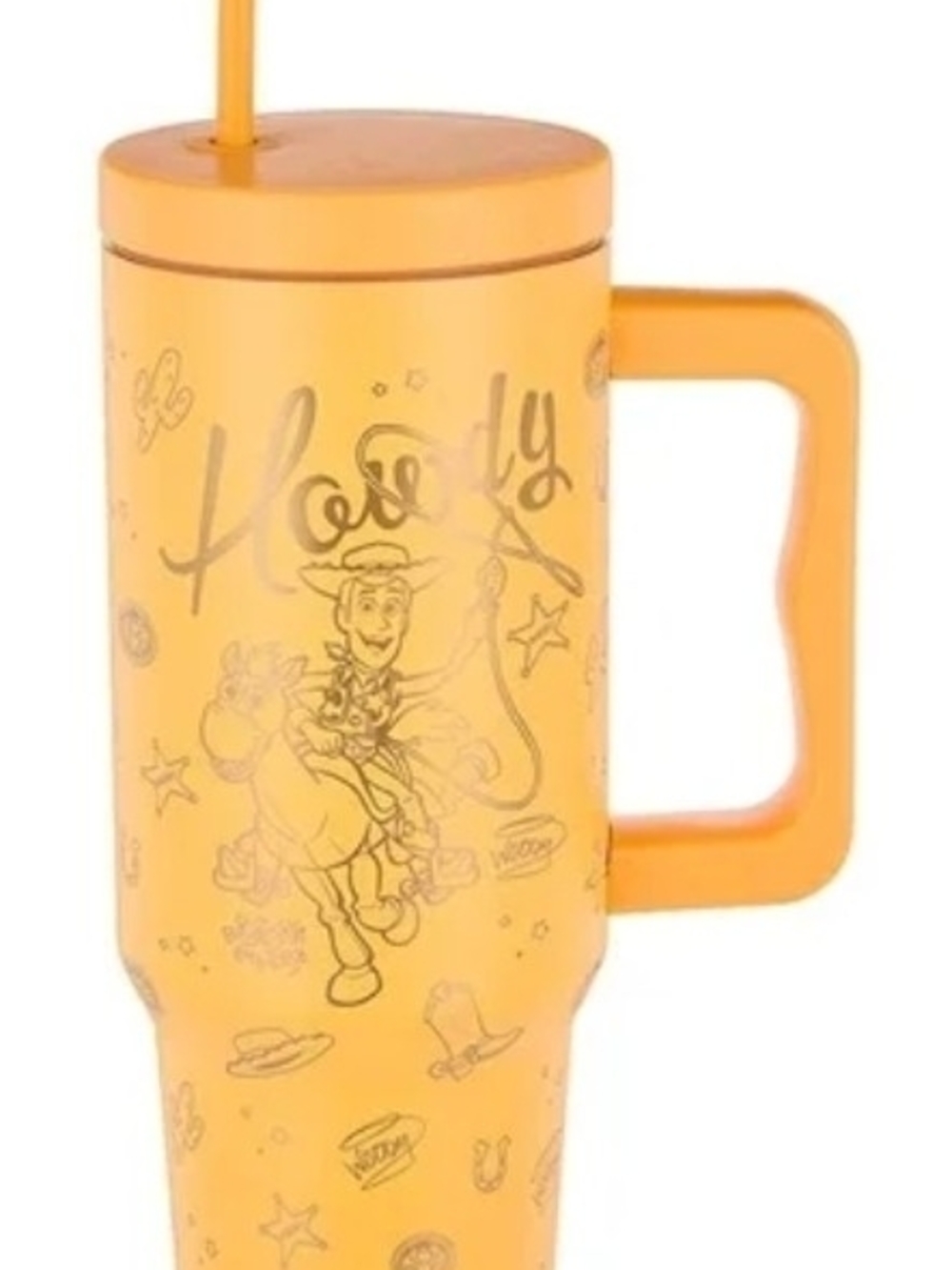 NewYellow/gold Disney ToyStory Woody Stainless Steel Tumbler